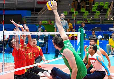 قهرمانی تیم والیبال نشسته ایران